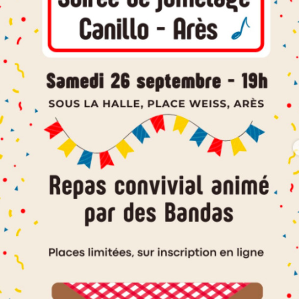 Repas de jumelage Canillo-Arès